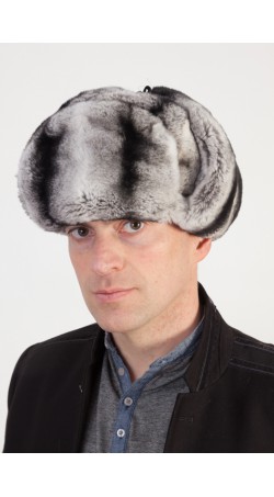 Reks šinšila kailio kepurė - rusiškas modelis